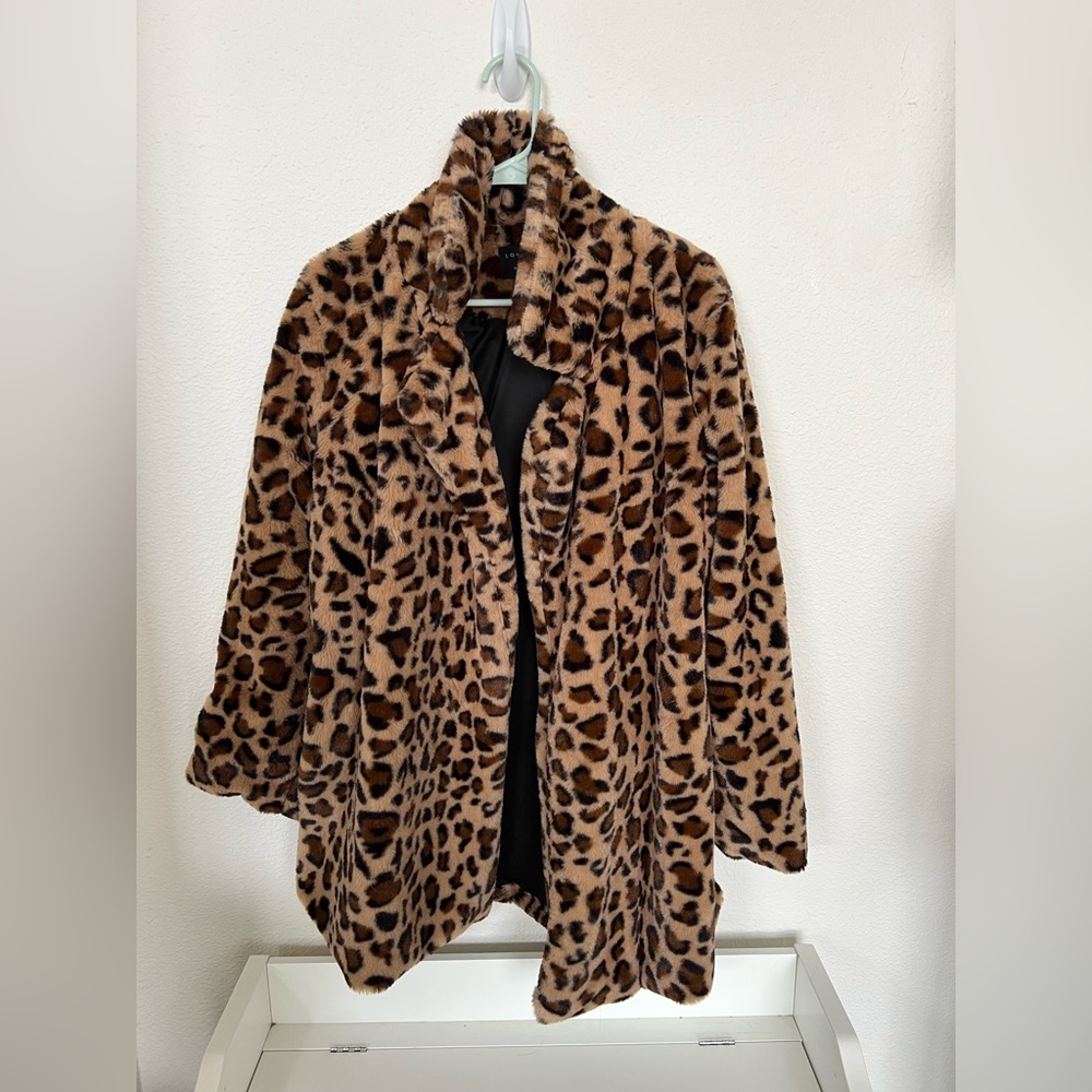 Leopard Faux Fur Coat